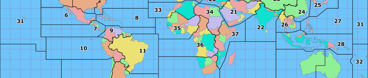 World Amateur Radio / Citizen Band Prefix, CQ Zone, ITU Zone and IOTA