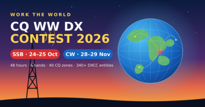 CQ WW DX Contest 2026 illustration
